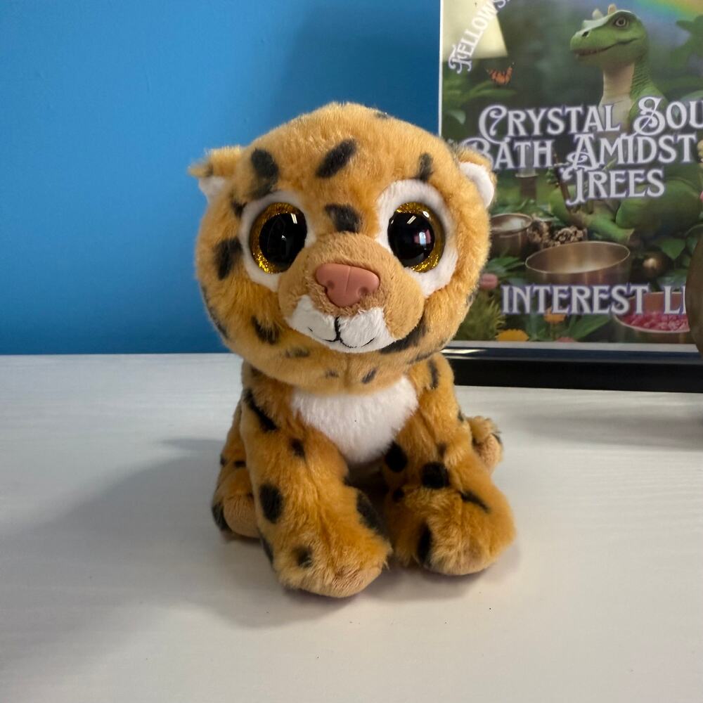 Ty Beanie Boo Freckles Leopard Plush 6” EUC Velvety Soft Stuffed Animal